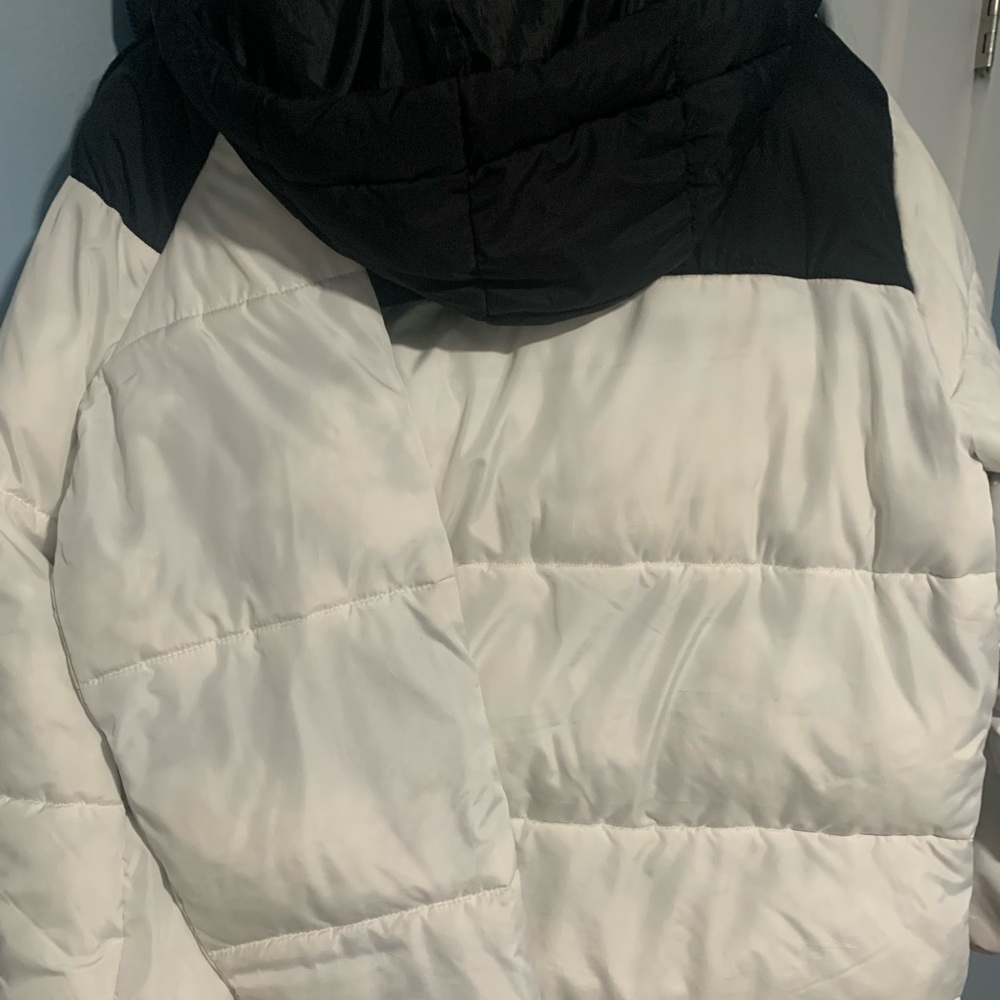 White puffer jacket